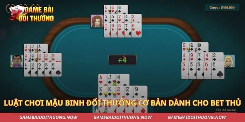 Luật chơi mậu binh đổi thưởng cơ bản dành cho bet thủ